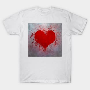 Grunge Heart Love T-Shirt